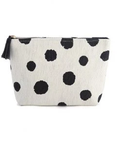 Wanderlust By Abby Serafina Black Zip Pouch