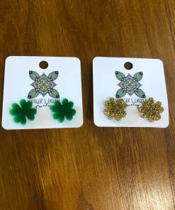 Wanderlust By Abby Clover Stud Earrings NEW