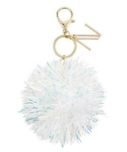Wanderlust By Abby NEW Pom Pom Keychain - Iridescent