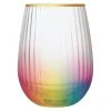 Wanderlust By Abby Rainbow Wine Glass DRY GOODS