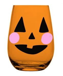 Wanderlust By Abby Jack-O-Lantern Wine Glass DRY GOODS