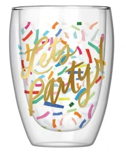 Wanderlust By Abby Let's Party Double-Wall Glass