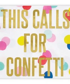 Wanderlust By Abby Calls For Confetti Napkins NEW