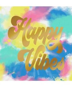 Wanderlust By Abby Happy Vibes Napkins