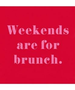 Wanderlust By Abby NEW Weekends Brunch Napkins