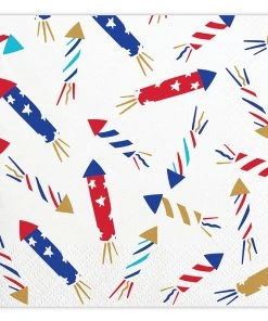 Wanderlust By Abby NEW Beverage Napkins - Firecrackers