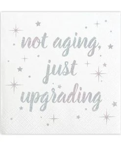 Wanderlust By Abby NEW Not Aging Just Upgrading Napkins