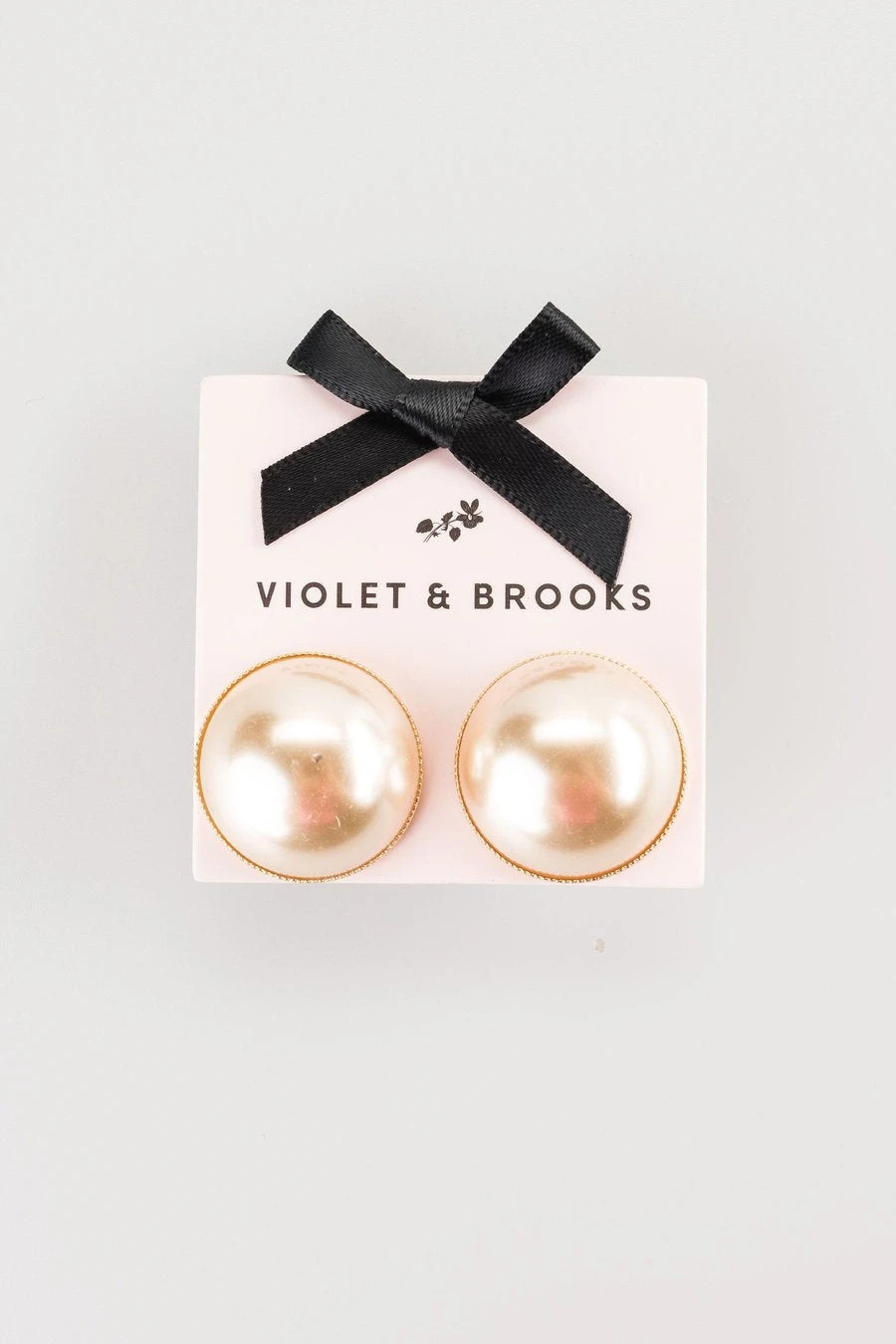 Wanderlust By Abby NEW Audrey Pearl Button Earrings 3 Wanderlust By Abby NEW Audrey Pearl Button Earrings