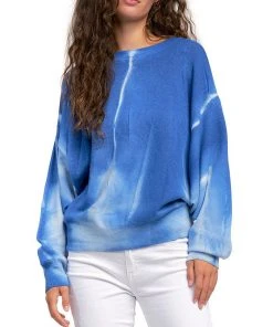 Wanderlust By Abby Blue Tie Dye Pullover
