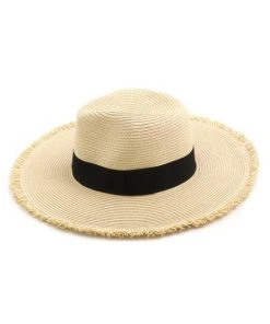 Wanderlust By Abby Straw Weave Floppy Hat