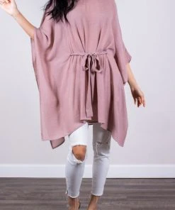 Wanderlust By Abby NEW Tunic Top With Tie