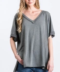 Wanderlust By Abby Plus Size Vintage V-Neck Top