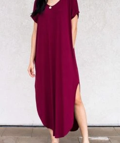 Wanderlust By Abby NEW Solid Maxi Dress