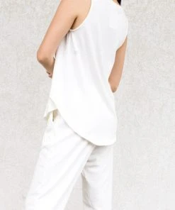 Wanderlust By Abby NEW Crepe Hacci Tank