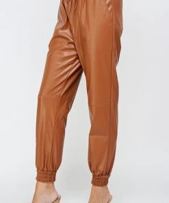 Wanderlust By Abby NEW Leather Joggers