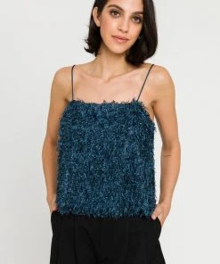 2.7 August Apparel NEW Fringed Cami Top