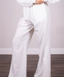 Wanderlust By Abby Wide Leg Drawstring Pants NEW