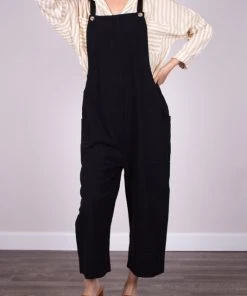 Wanderlust By Abby NEW Cotton Culotte Overalls