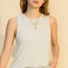 Wanderlust By Abby Sleeveless Swing Top