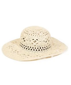 Wanderlust By Abby ACCESSORIES Braided Sun Hat