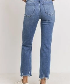 JBD Denim JBD High Rise Distressed Straight Jeans NEW