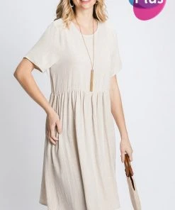 Wanderlust By Abby SALE Plus Size Baby Doll Dress