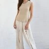 Wanderlust By Abby Gauze Wide Leg Pants NEW