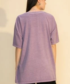 Wanderlust By Abby Distressed Oversized T Shirt NEW