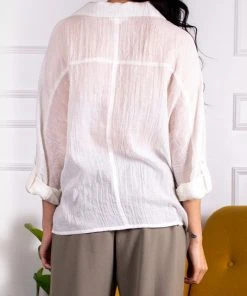 Before You Cotton Voile Button-Up NEW