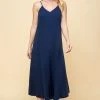 Wanderlust By Abby NEW Navy Cami Midi Dress