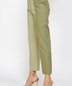 Wanderlust By Abby NEW Sage And Olive Color Block Top Stitch Detail Pants 11 Wanderlust By Abby NEW Sage And Olive Color Block Top Stitch Detail Pants