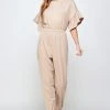 Wanderlust By Abby NEW Ruffle Sleeve Knit Jumpsuit