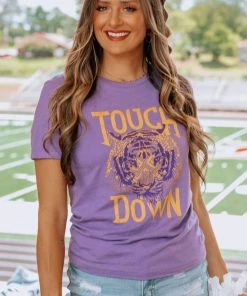 Wanderlust By Abby NEW Touchdown Tiger Tee