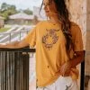 Wanderlust By Abby Eye Of The Tiger Distressed Tee