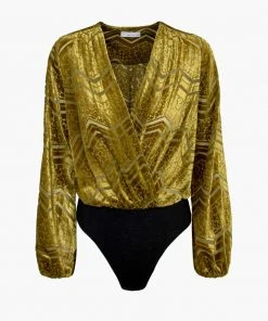 Wanderlust By Abby CLOTHING Velvet Burnout Bodysuit