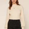 Wanderlust By Abby Long Balloon Sleeve Mock Neck Knit Sweater 1 Wanderlust By Abby Long Balloon Sleeve Mock Neck Knit Sweater