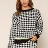 Wanderlust By Abby NEW Houndstooth Sweater