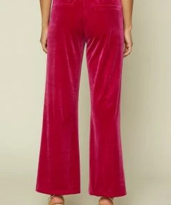 Wanderlust By Abby Velvet Wide Leg Pants