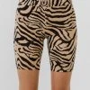 Wanderlust By Abby Animal Print Biker Shorts CLOTHING