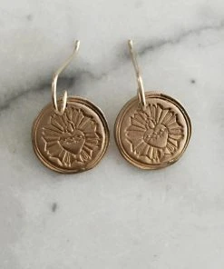 Mimosa Handcrafted Mimosa Sacred Heart Earrings JEWELRY