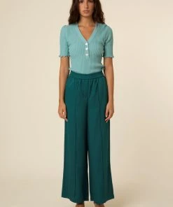 Wanderlust By Abby Emerald Woven Pants
