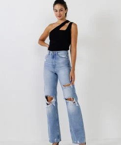 Wanderlust By Abby Cut-Out Detail Tank Top