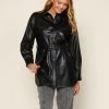 Wanderlust By Abby NEW Vegan Leather Shacket