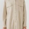 Wanderlust By Abby SALE Suede Oversized Shirt