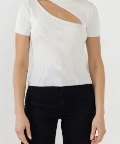 Wanderlust By Abby Cut Out Knit Top CLOTHING