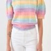 Wanderlust By Abby Multi Color Knit Top