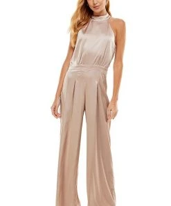 Wanderlust By Abby NEW Satin Jumpsuit