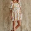 Wanderlust By Abby Flower Printed Dress