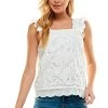 Wanderlust By Abby Sleeveless Lace Top NEW