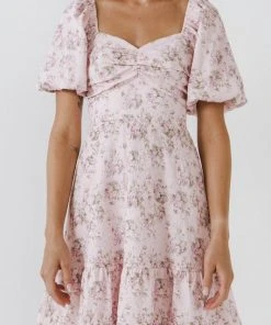 Wanderlust By Abby NEW Textured Floral Mini Dress